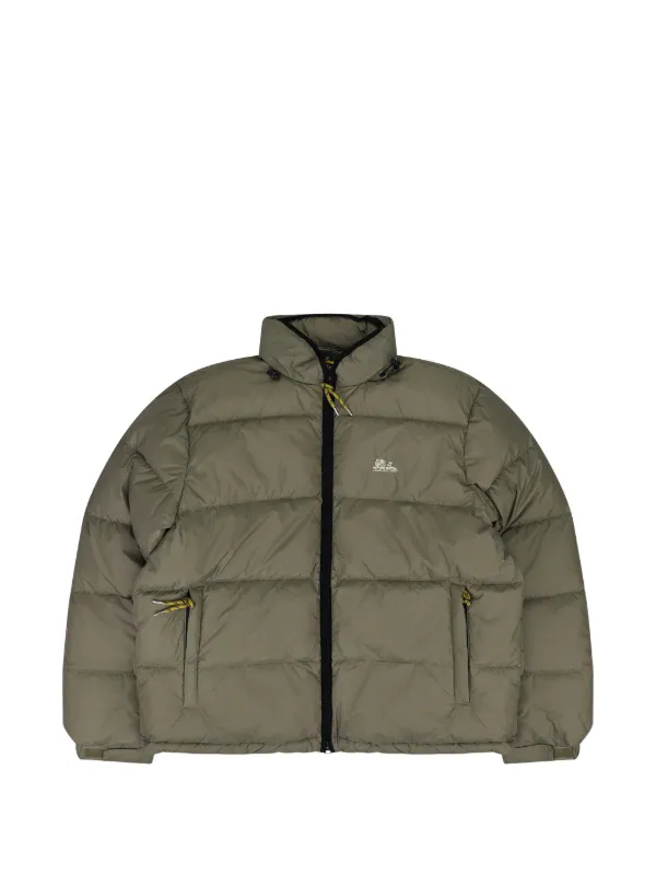 Aimé Leon Dore Quilted Down Puffer Jacket in Green