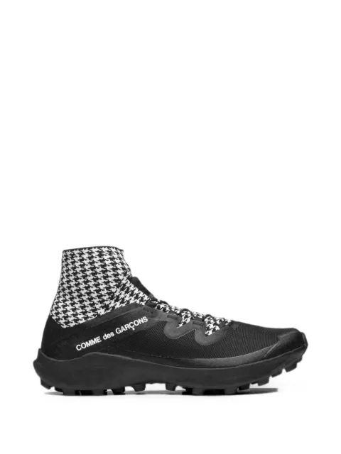 Comme Des Garçons x Salomon Cross houndstooth-print sneakers