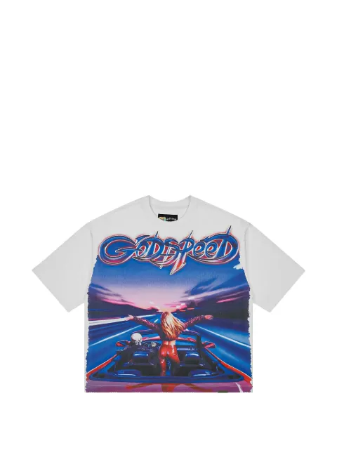 GODSPEED camiseta con estampado gráfico