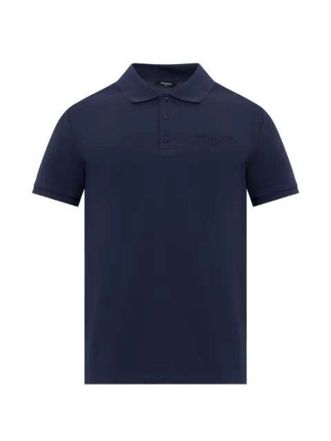 Balmain polo con logo bordado