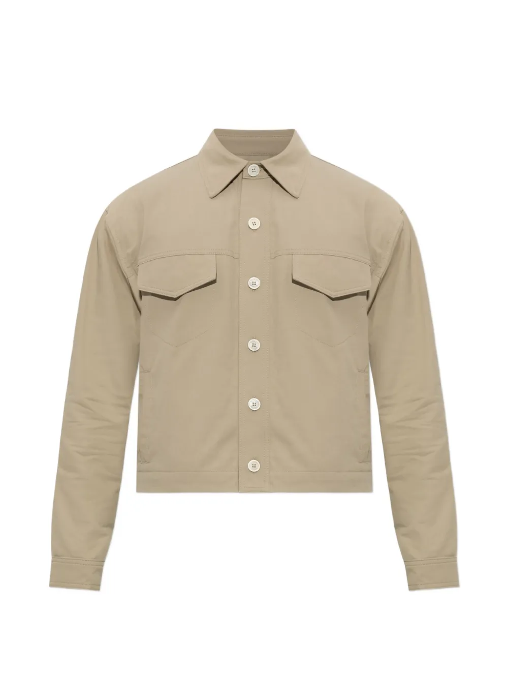 Balmain Giacca-camicia con bottoni - Toni neutri