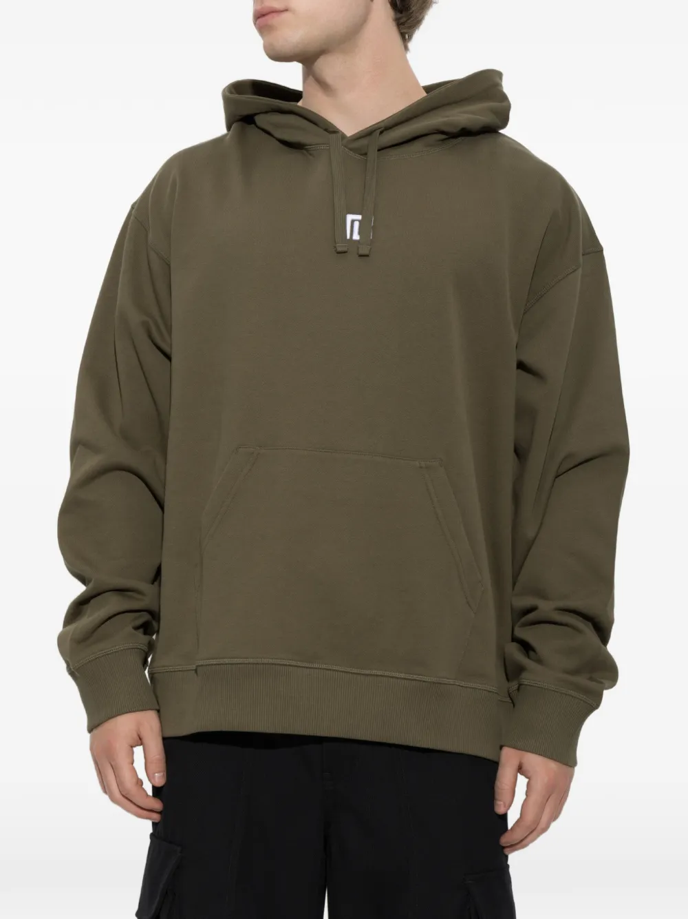 Balmain Hoodie met trekkoord Groen