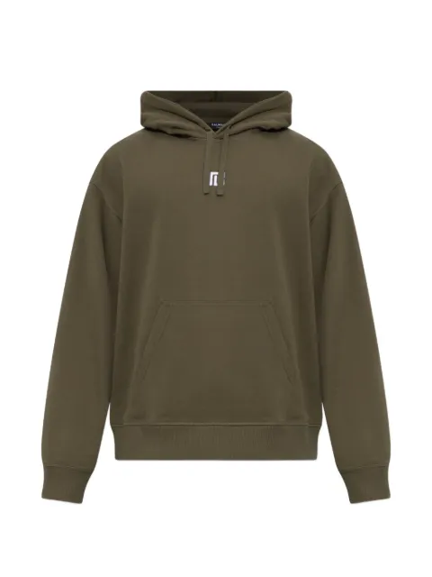 Balmain logo-detail drawstring hoodie