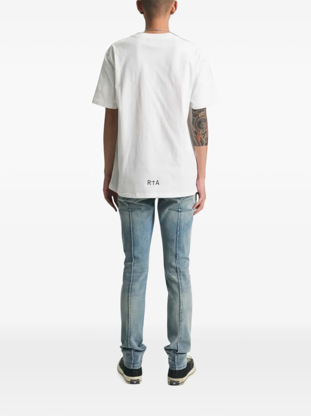 RTA Clayton gerafelde broek Blauw