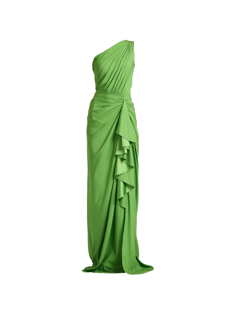 Tadashi Shoji Lena one-shoulder ruffled maxi dress