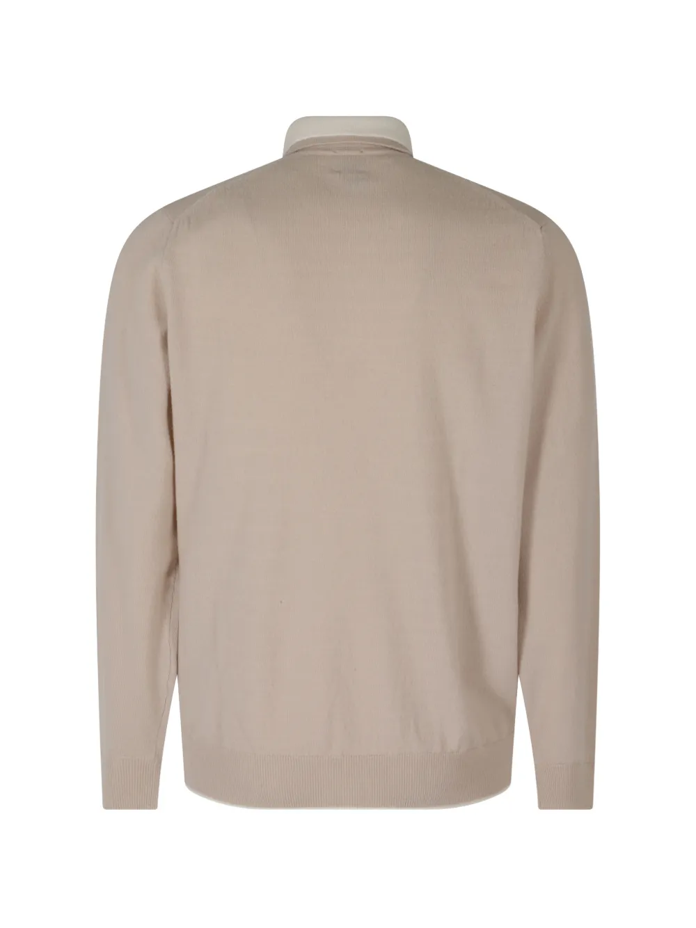Eleventy Poloshirt met lange mouwen Beige