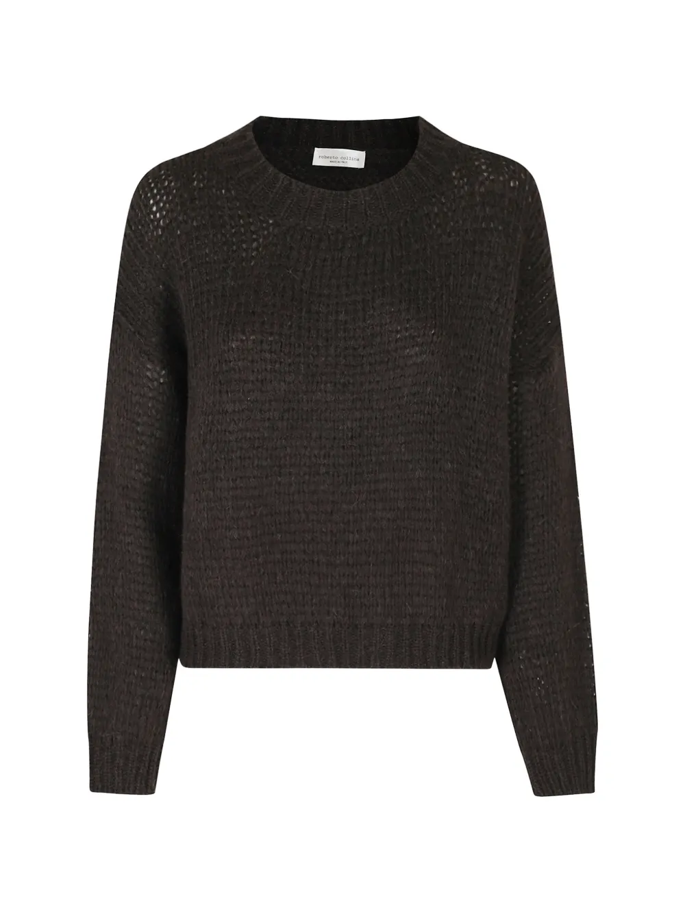 Roberto Collina drop-shoulder sweater - Braun