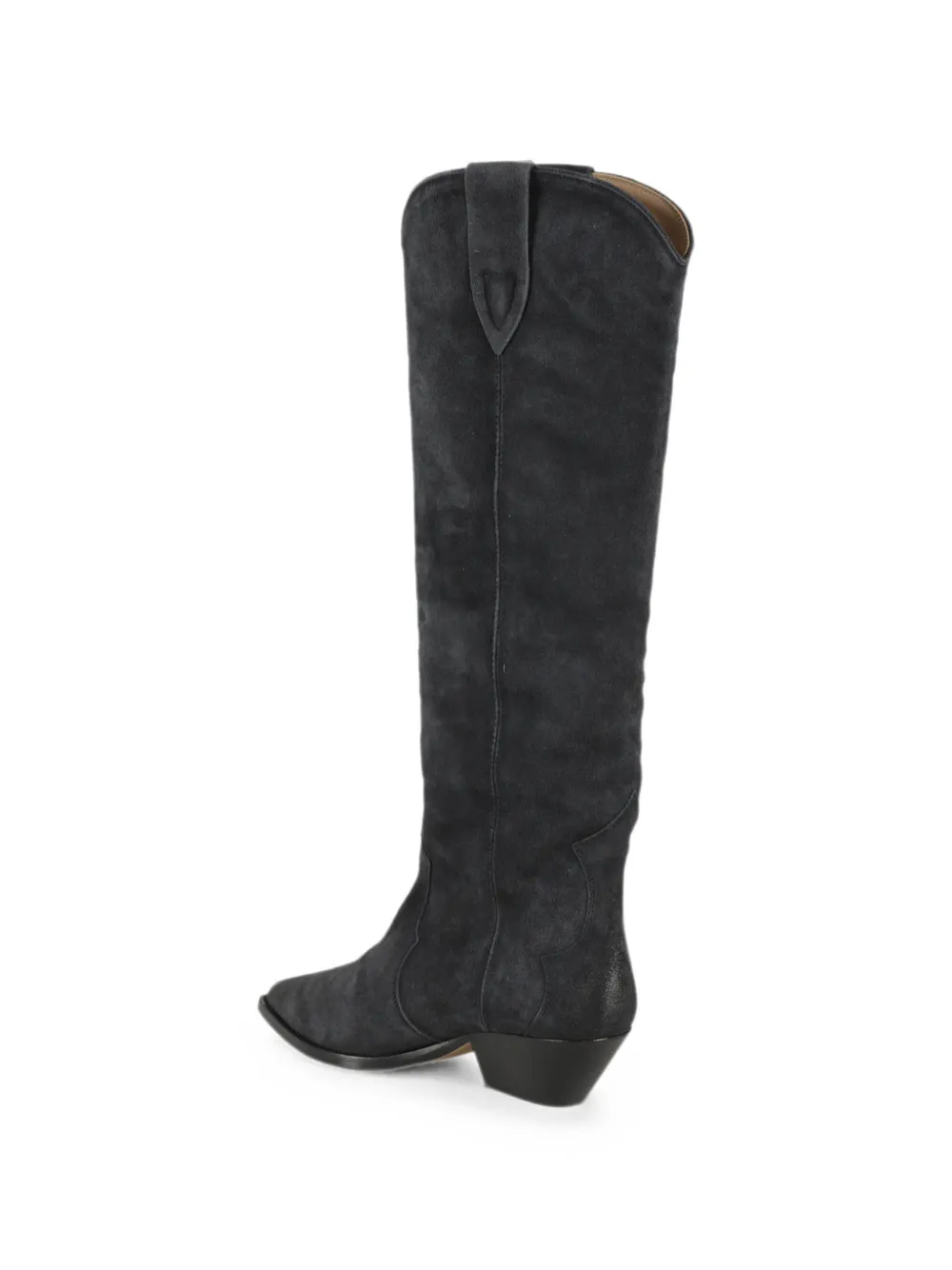 ISABEL MARANT Denvee suede cowboy boots Zwart