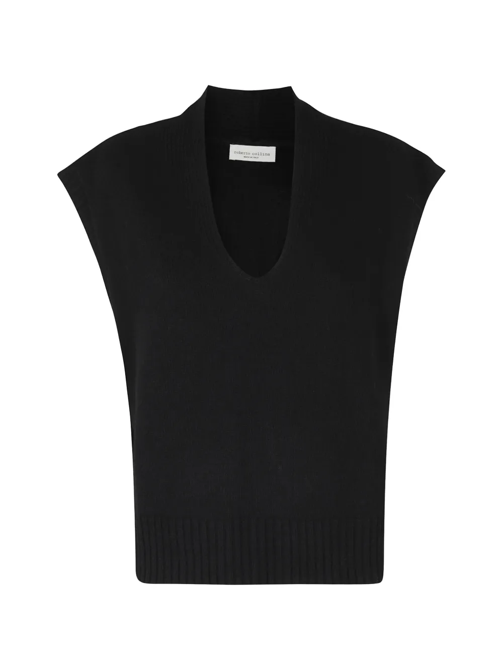 Roberto Collina knitted vest - Schwarz