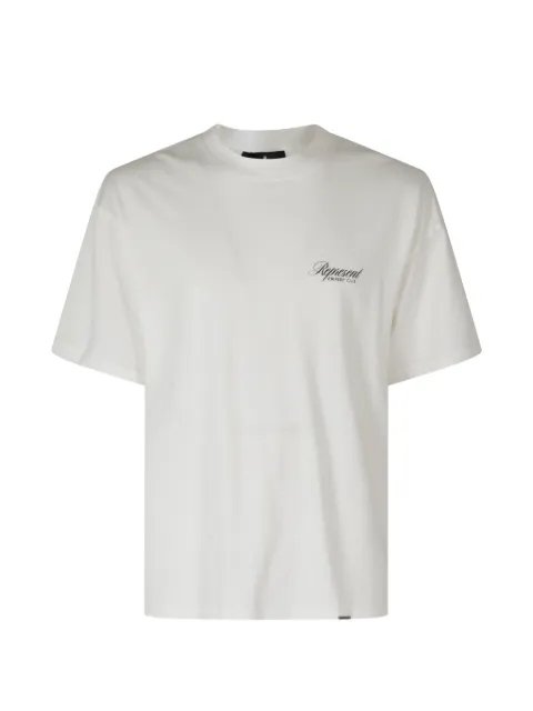 Represent Owners Club Script logo-print T-shirt
