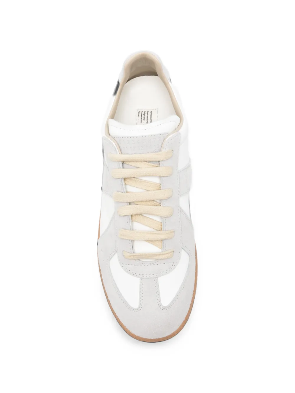 Maison Margiela Replica panelled sneakers Wit