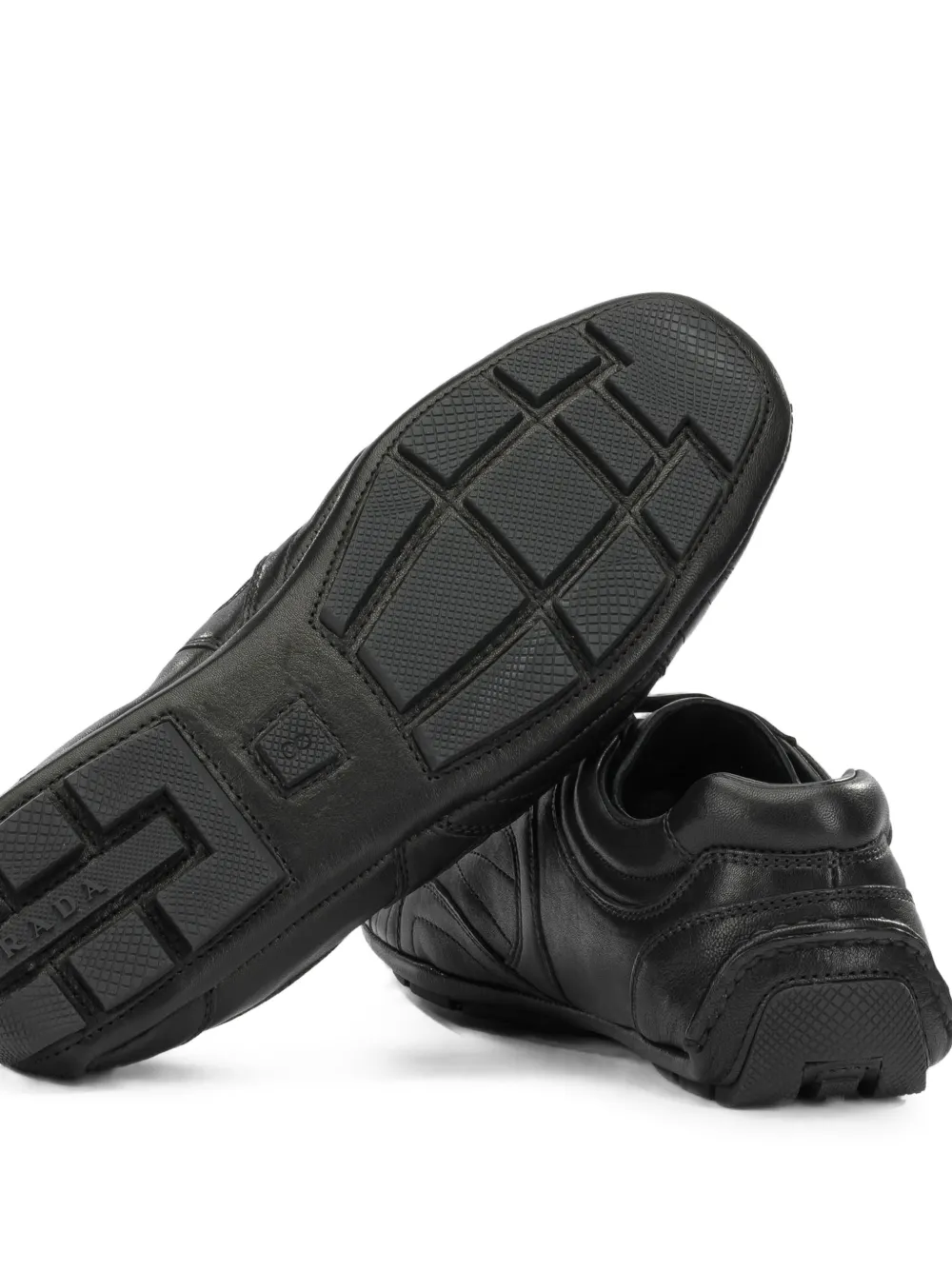 Prada Montecarlo Re-Edition 2005 leather sneakers Zwart