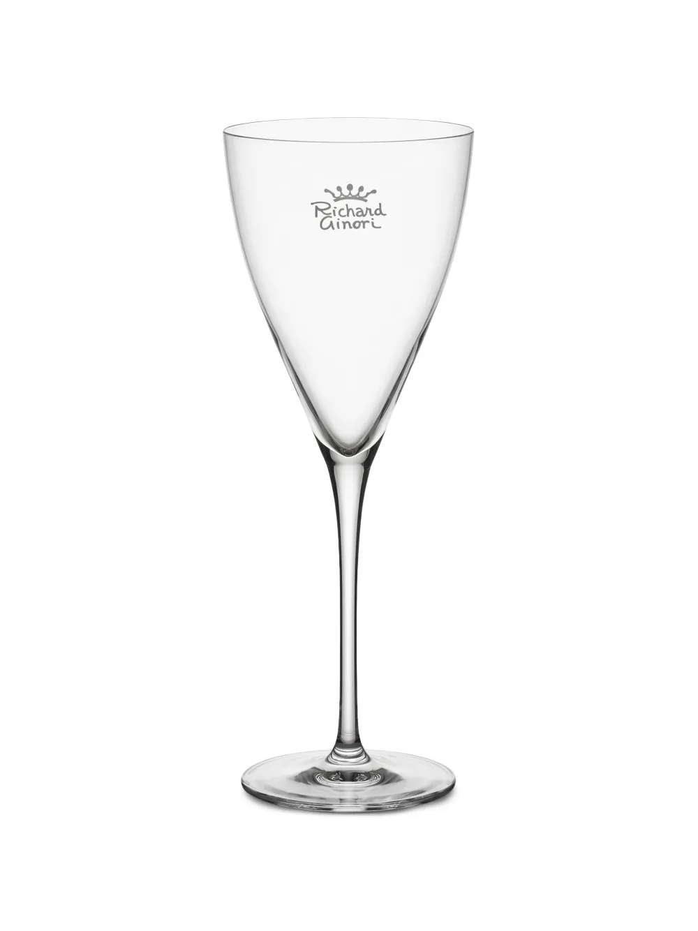GINORI 1735 President logo-print wine glasses set (set of six) - Weiß