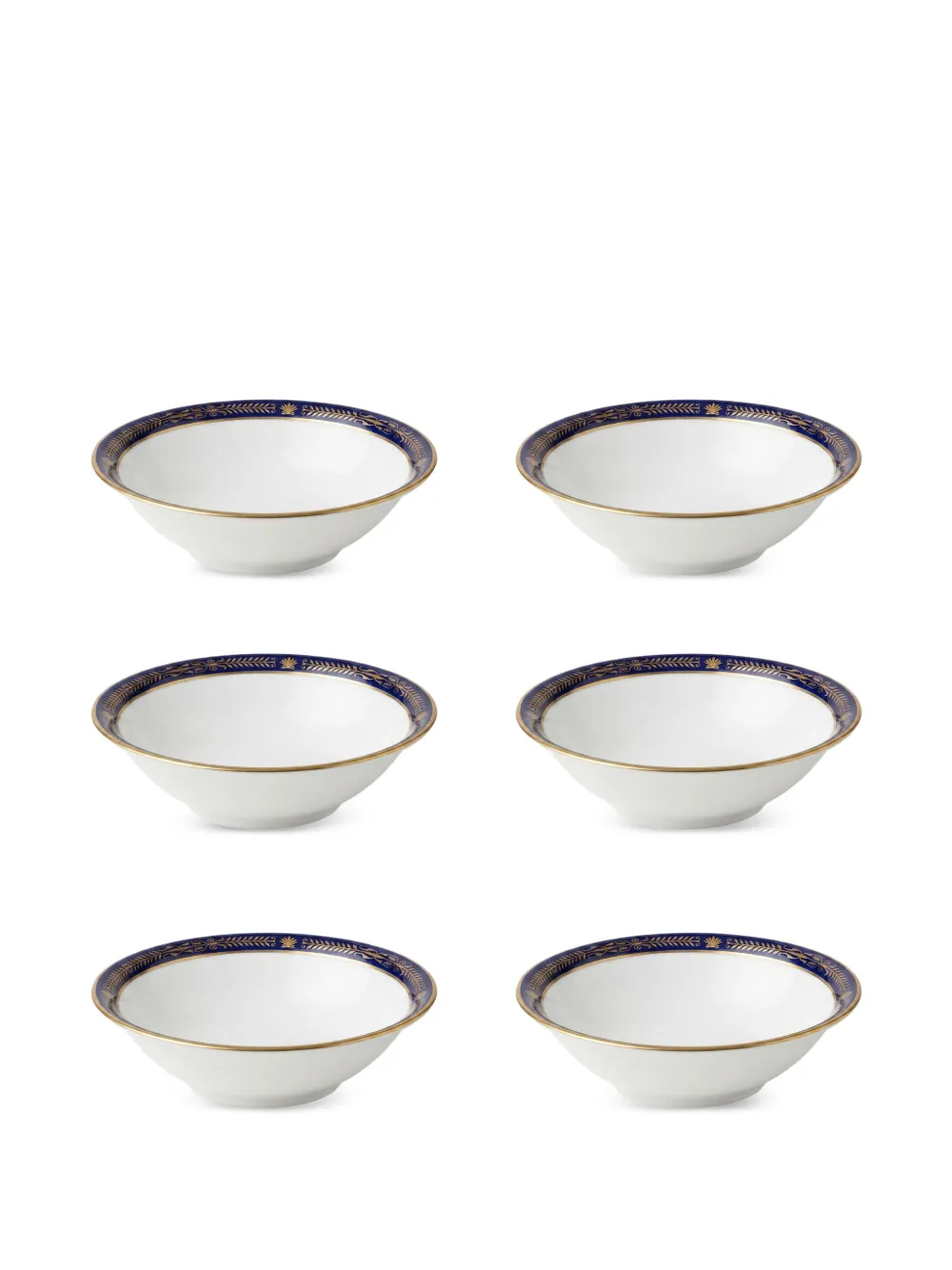 GINORI 1735 Impero Cleopatra bowls set (set of six) - Weiß