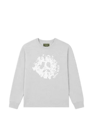 denim tears ロンT グレー Sサイズ Denim Tears Wreath Long Sleeve T-shirt | Grey | FARFETCH
