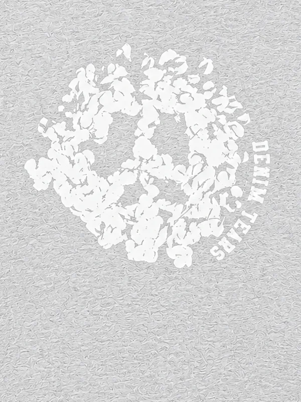 Denim Tears Peace Wreath graphic-print T-shirt | Grey | FARFETCH ZA