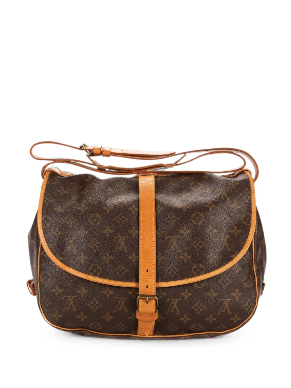 Louis Vuitton Pre-Owned Saumur GM crossbody bag - Marrone