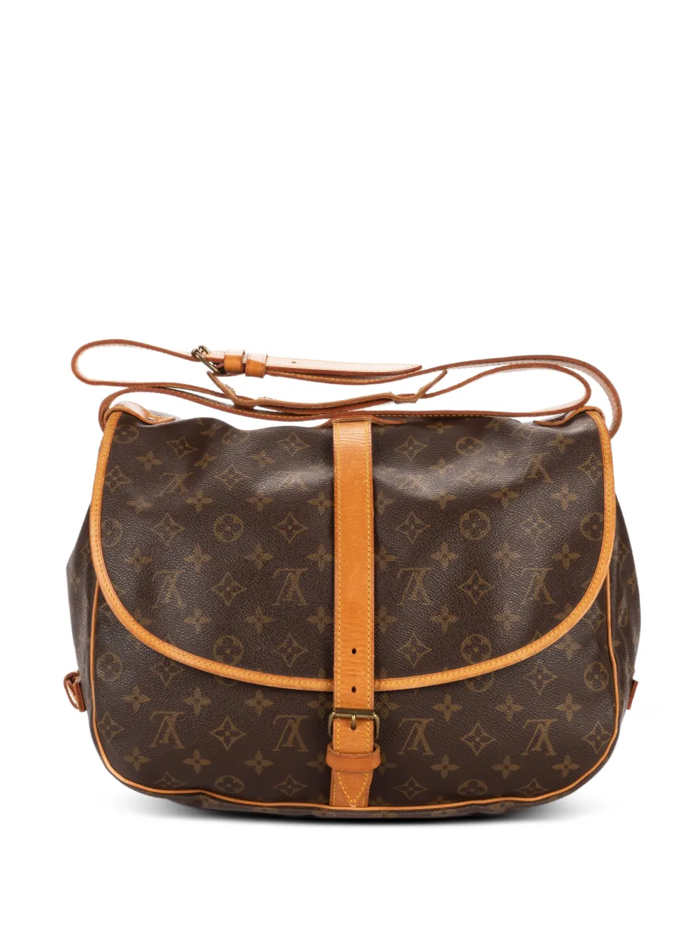 Louis Vuitton Pre-Owned Saumur GM crossbody bag - Brown