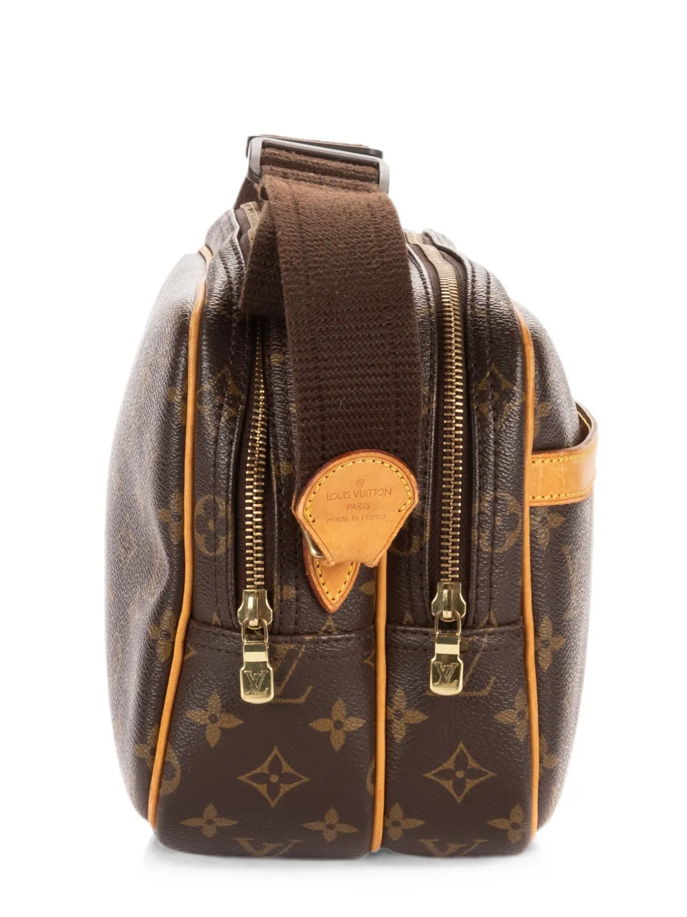 Louis Vuitton Pre-Owned Reporter schoudertas met monogram Bruin