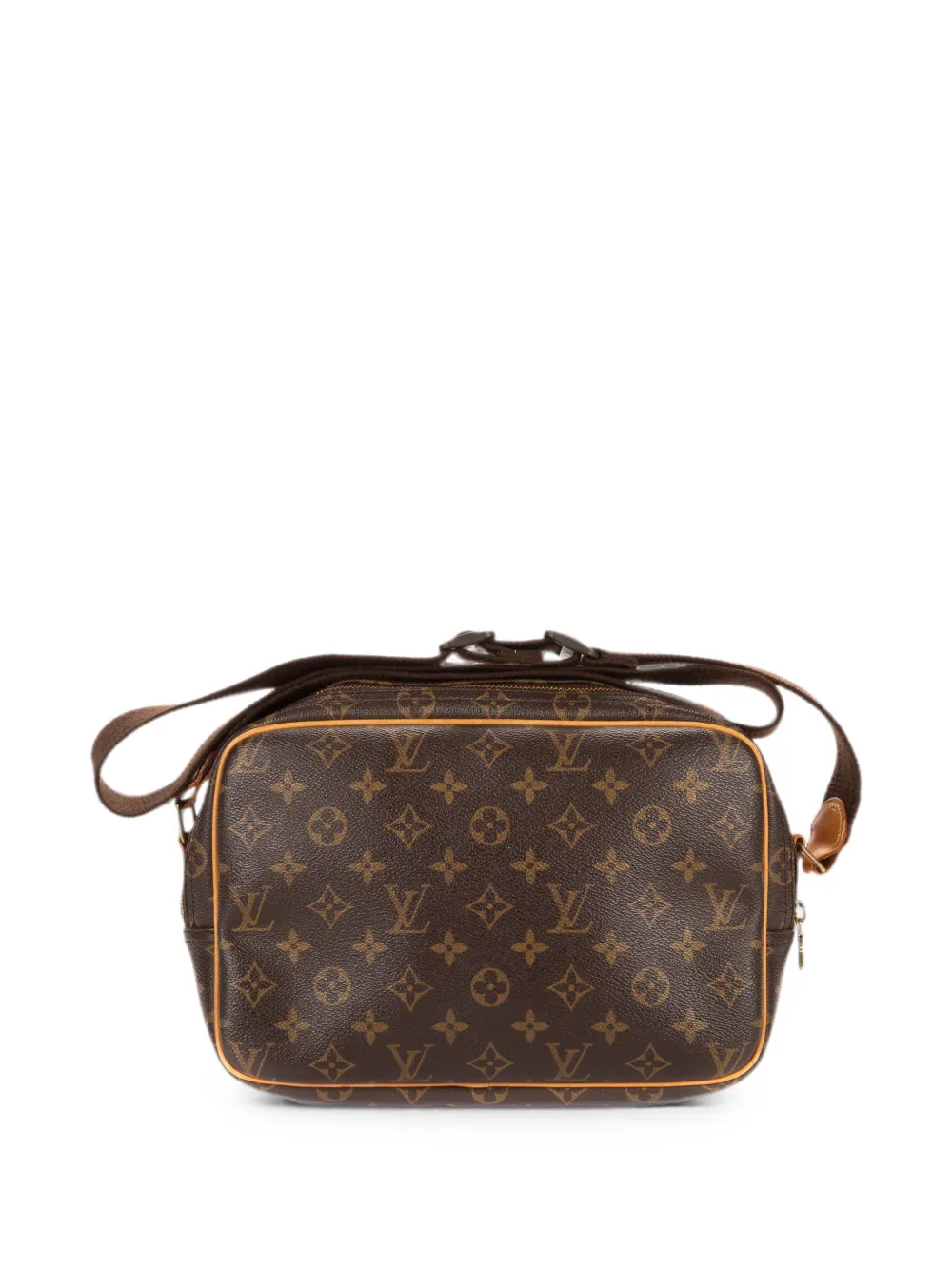 Louis Vuitton Pre-Owned Reporter schoudertas met monogram Bruin