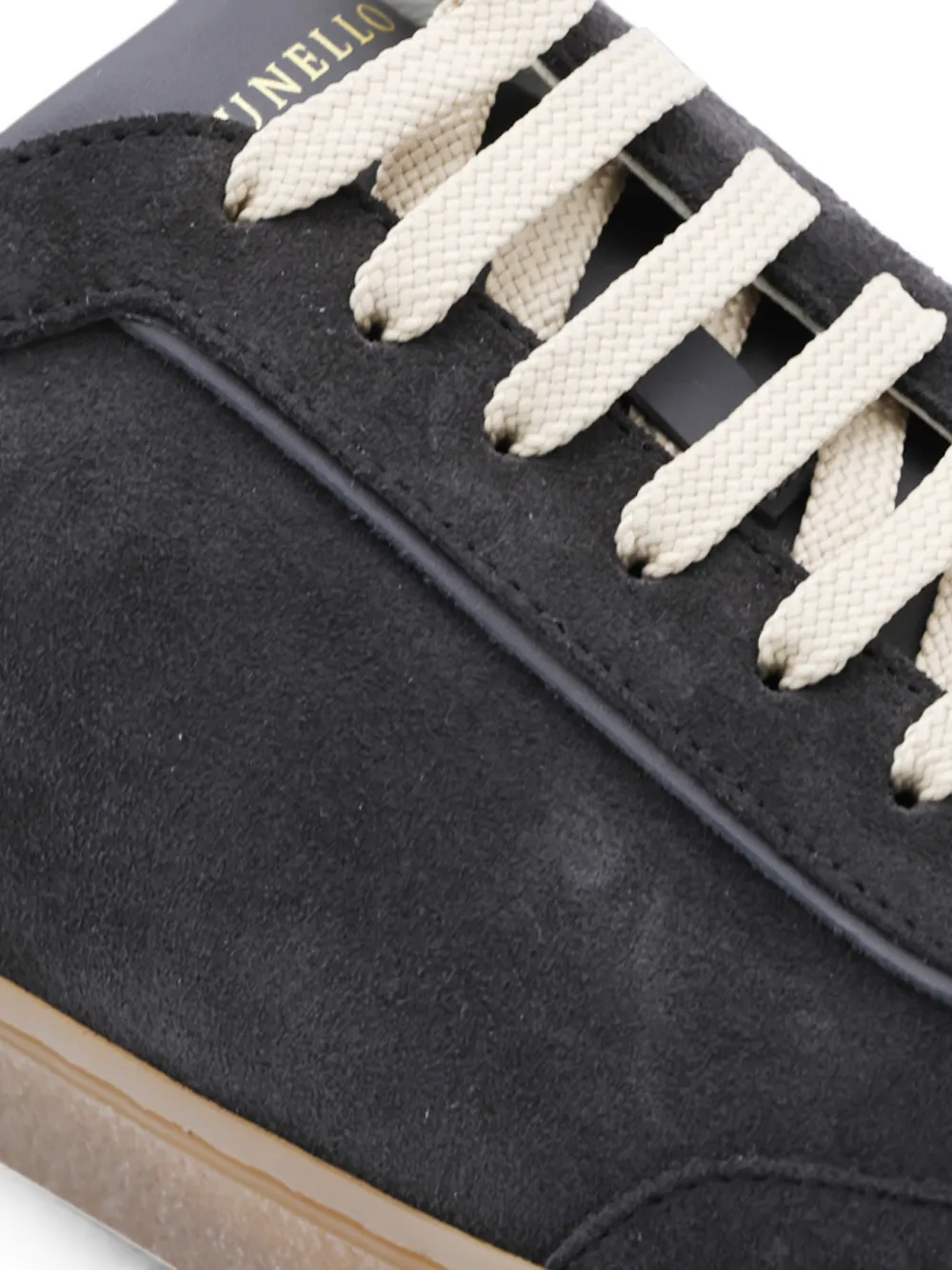 Brunello Cucinelli suede sneakers Bruin