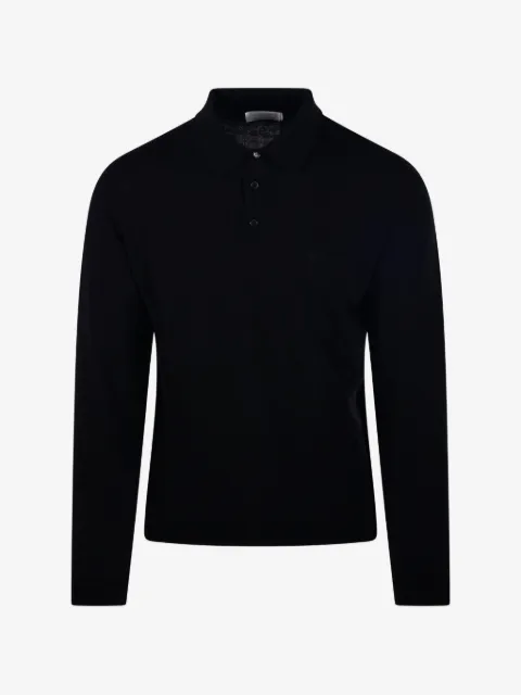 Roberto Collina long-sleeve polo-collar sweater