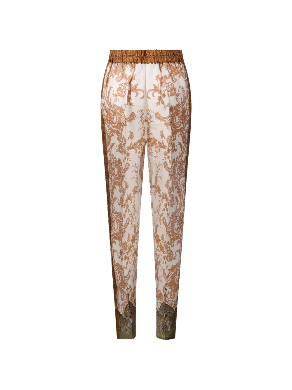 Pierre-Louis Mascia Palazzo broek met patroon Beige