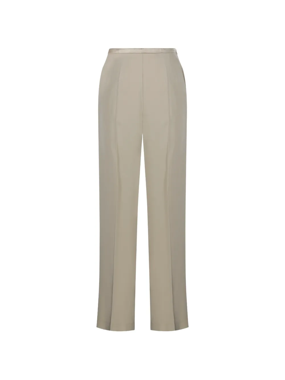 Forte Forte pressed-crease wide-leg trousers - Toni neutri