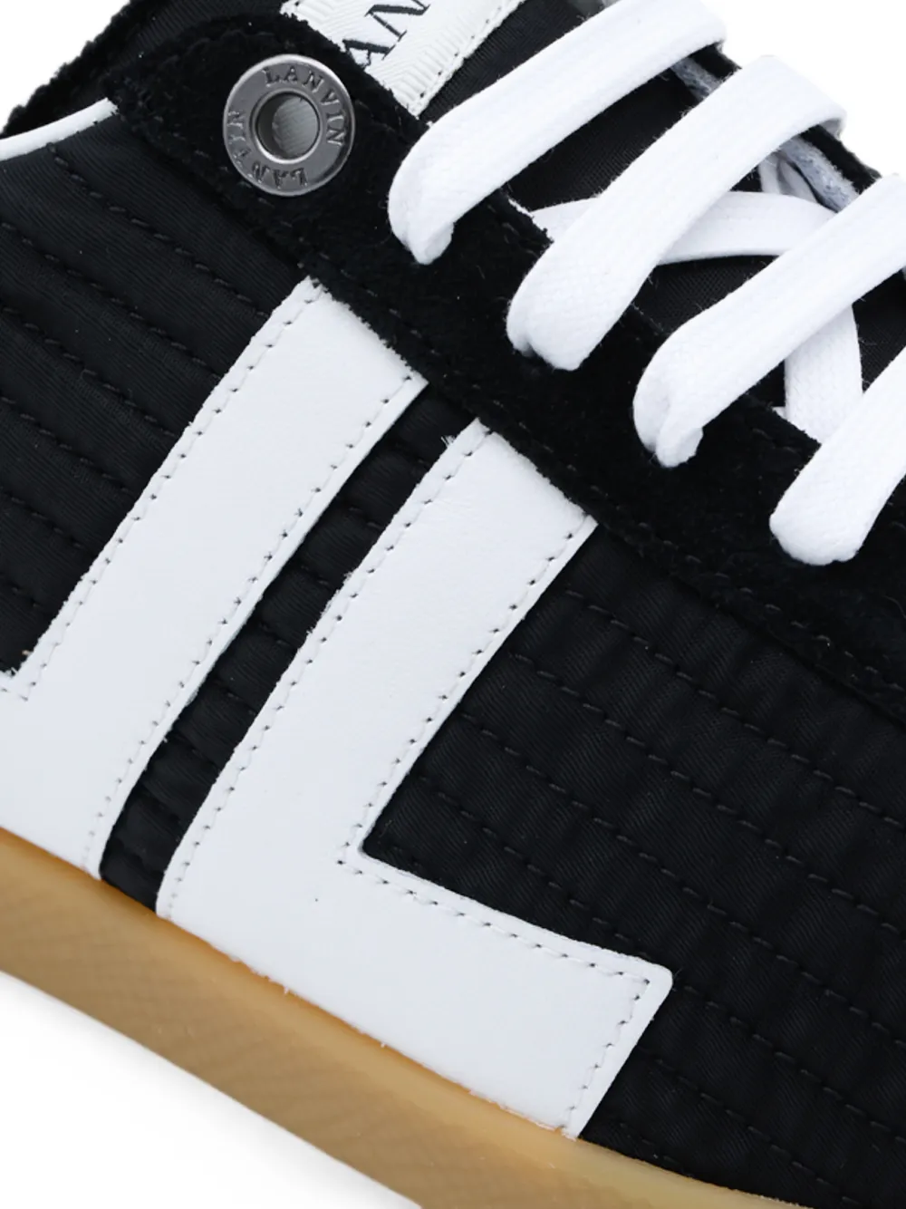 Lanvin lace-up sneakers Zwart