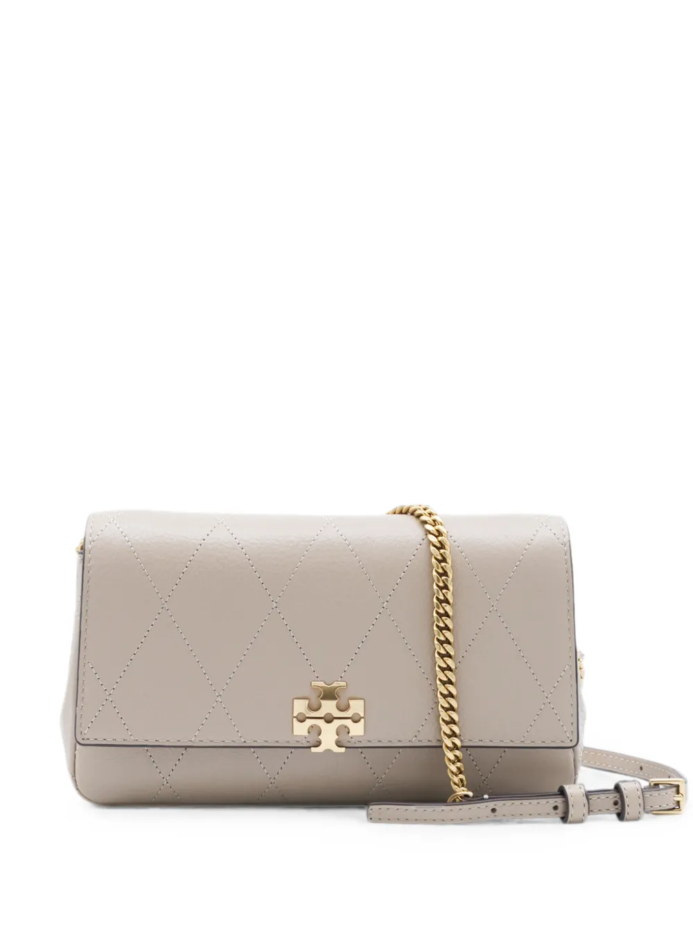 Tory Burch Charlie leather shoulder bag - Toni neutri