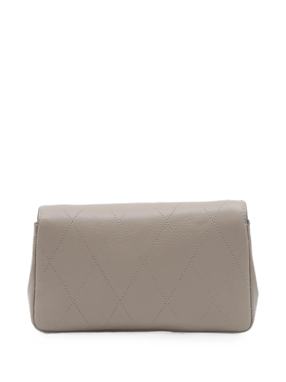 Tory Burch Charlie gewatteerde crossbodytas met ketting Beige