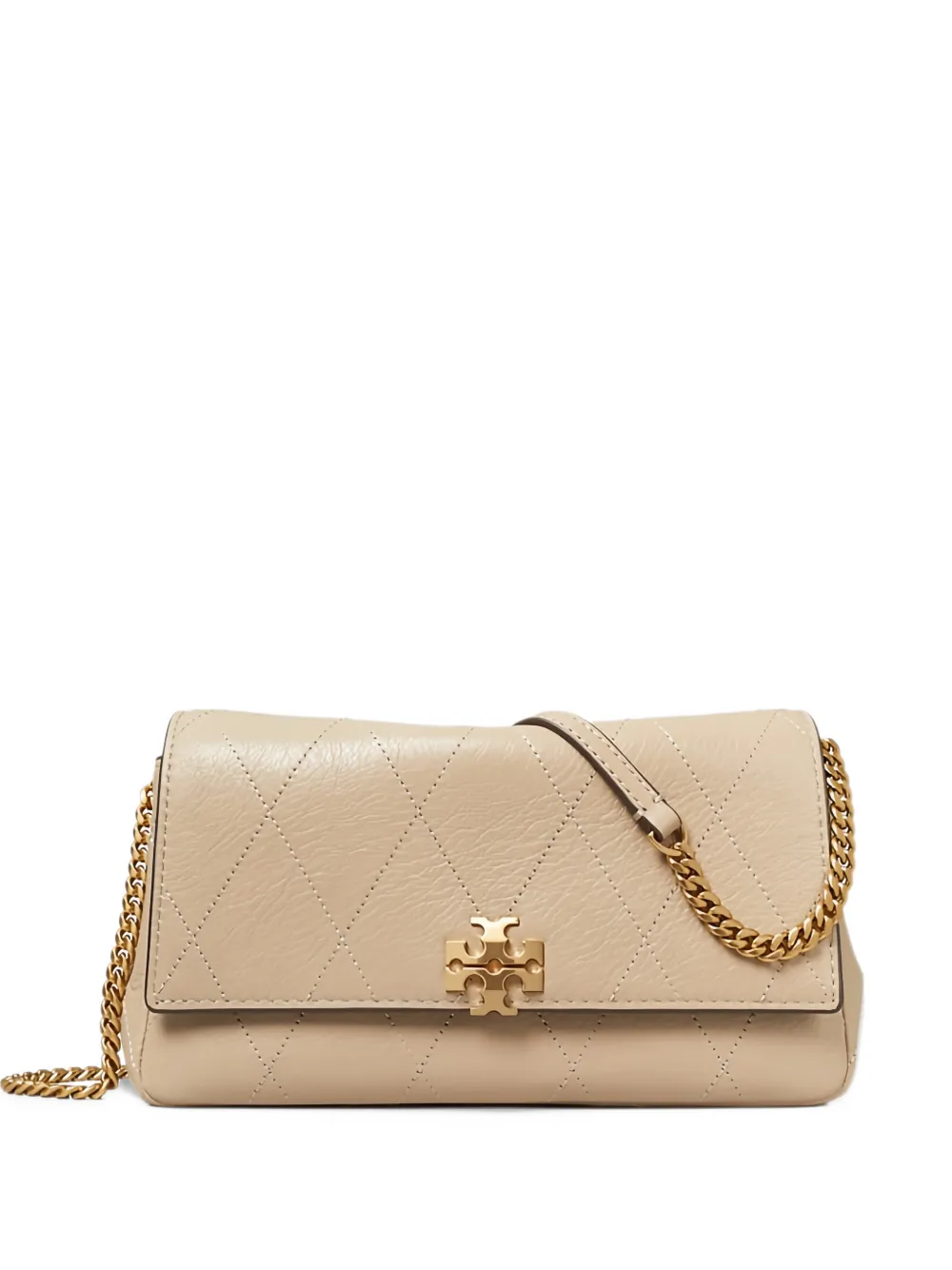 Tory Burch Charlie leather shoulder bag - Toni neutri