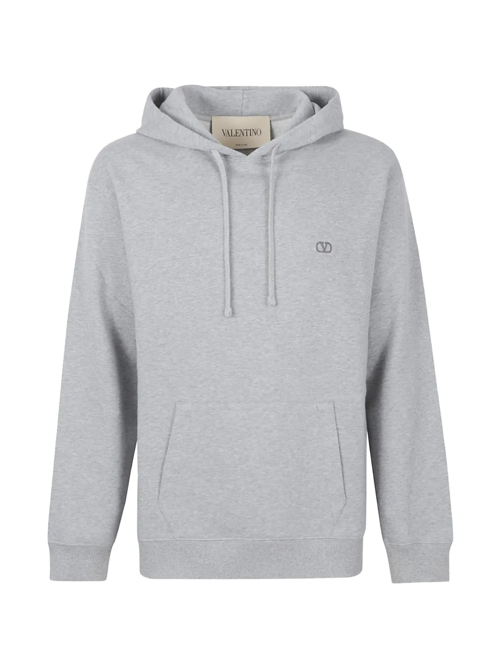 Valentino Garavani VLogo embroidered hoodie - Grey