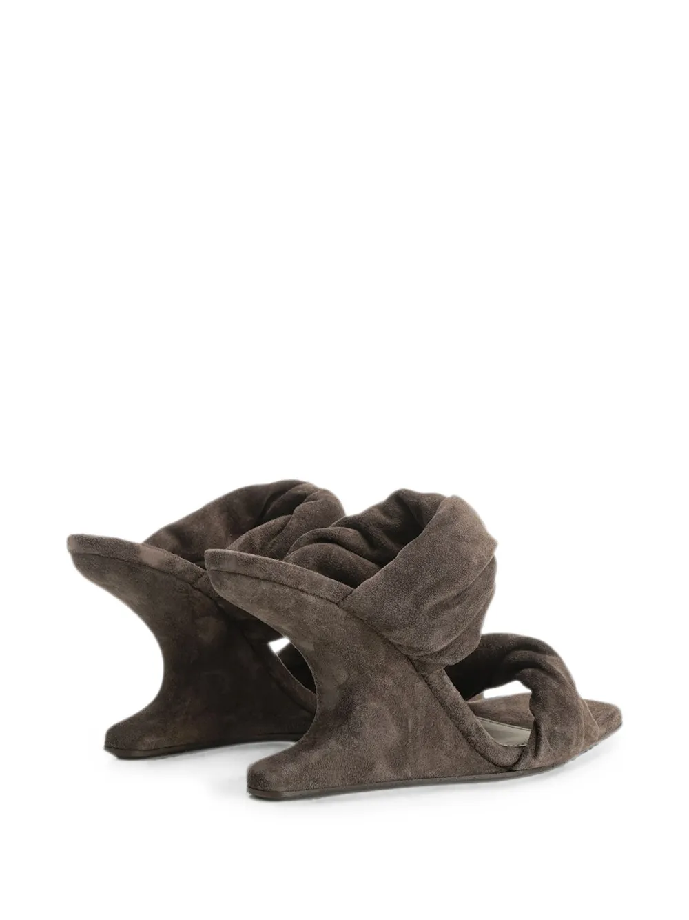 Rick Owens Twisted Cantilever sandals Bruin