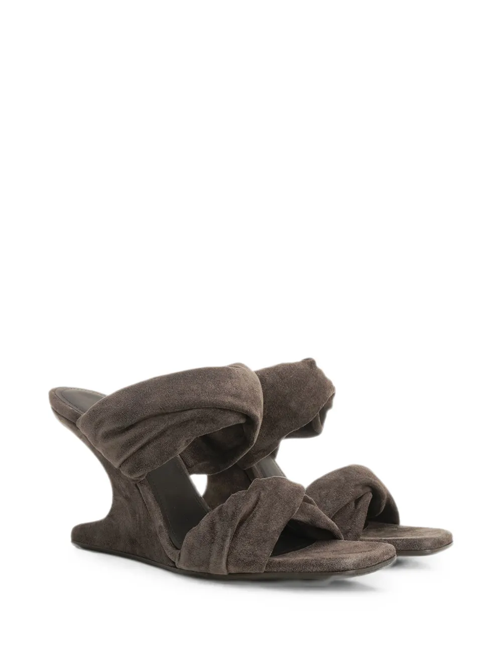 Rick Owens Twisted Cantilever sandals Bruin
