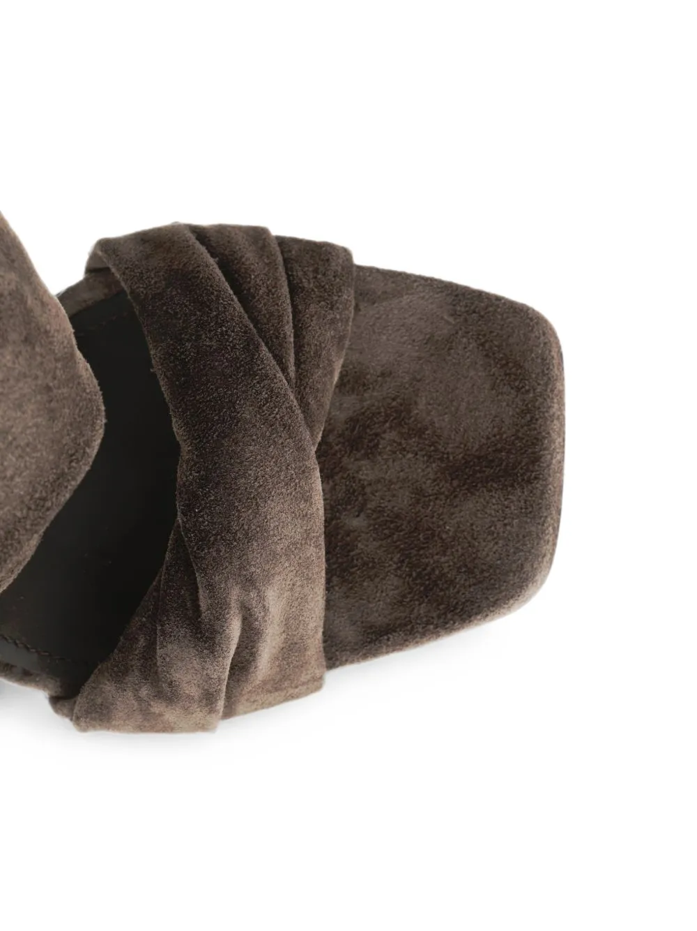 Rick Owens Twisted Cantilever sandals Bruin