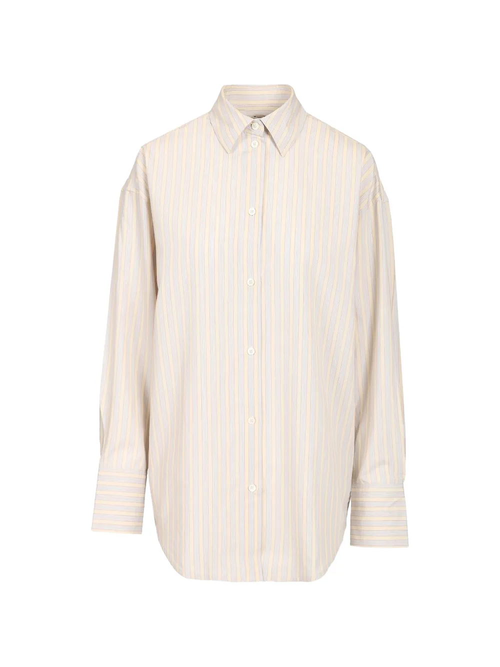 TOTEME striped oversized shirt - Neutrals