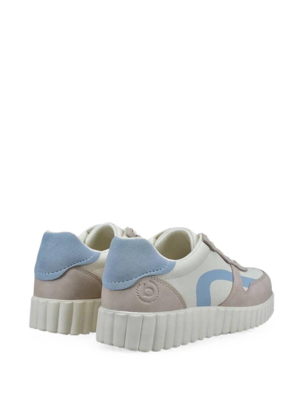 Bugatti Sneakers met geperforeerde vlakken Beige