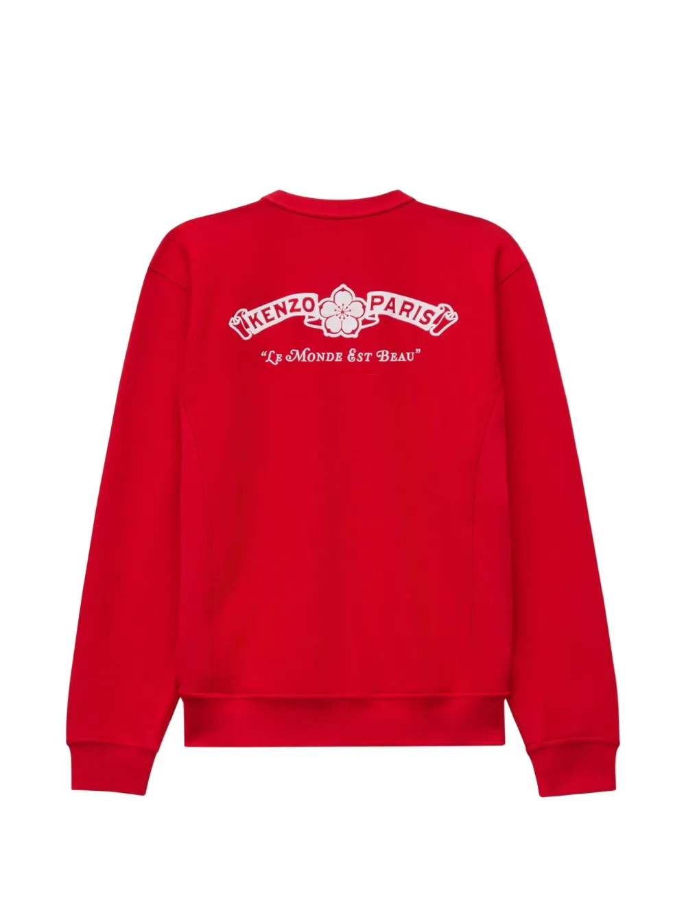 Kenzo Sweater met geborduurd logo Rood
