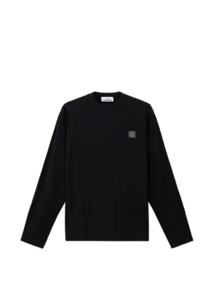 Stone Island ロゴ ロングTシャツ | ブラック | FARFETCH JP