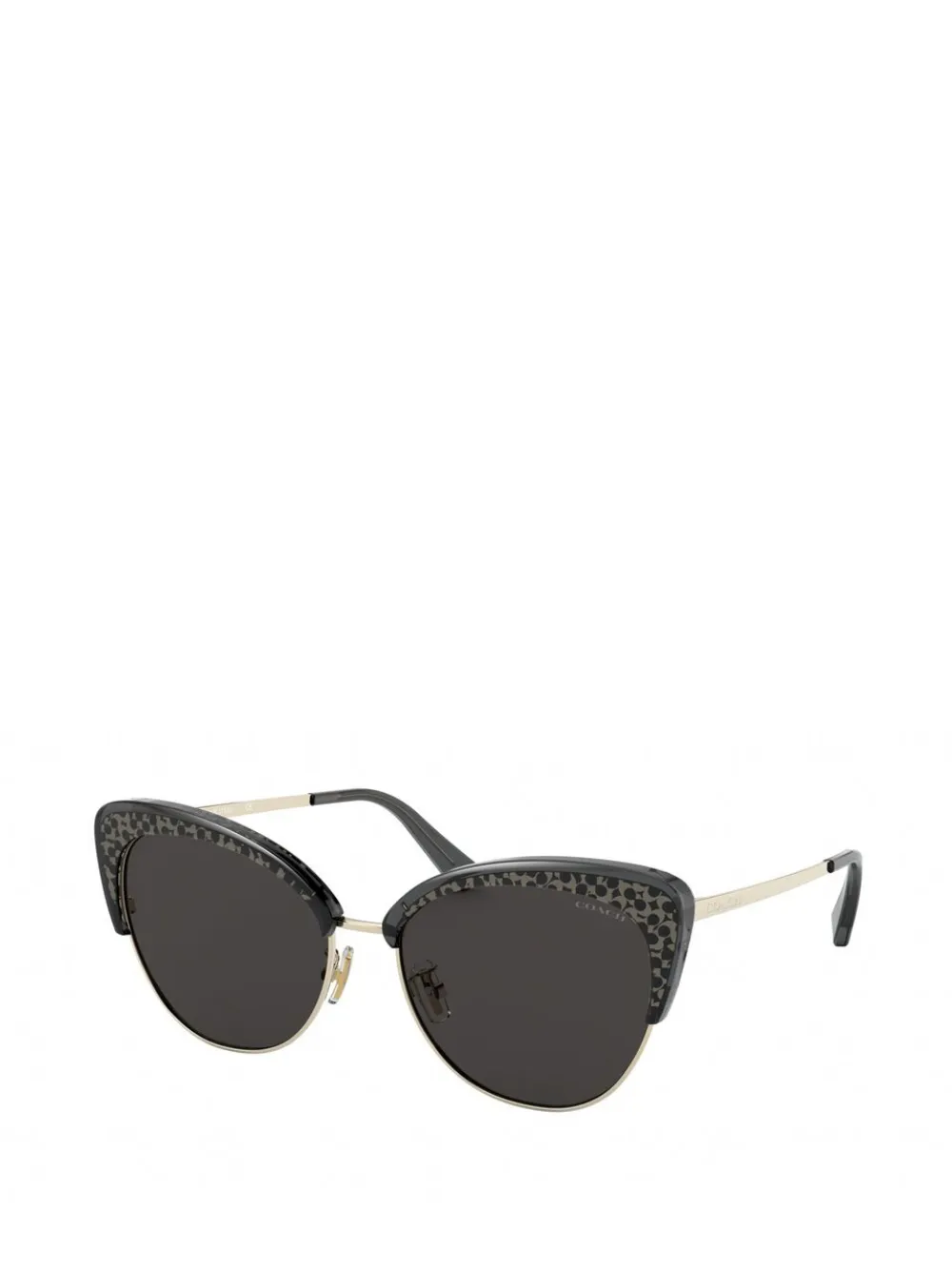 Coach lunettes de soleil à monture papillon - Noir Coach lunettes de soleil à monture papillon - Noir