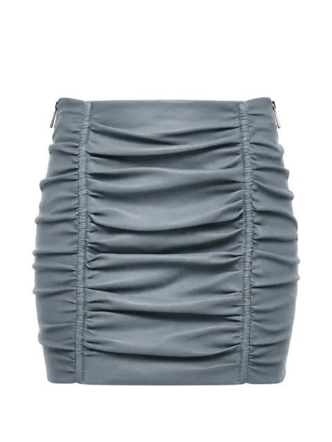 DSQUARED2 ruched leather skirt
