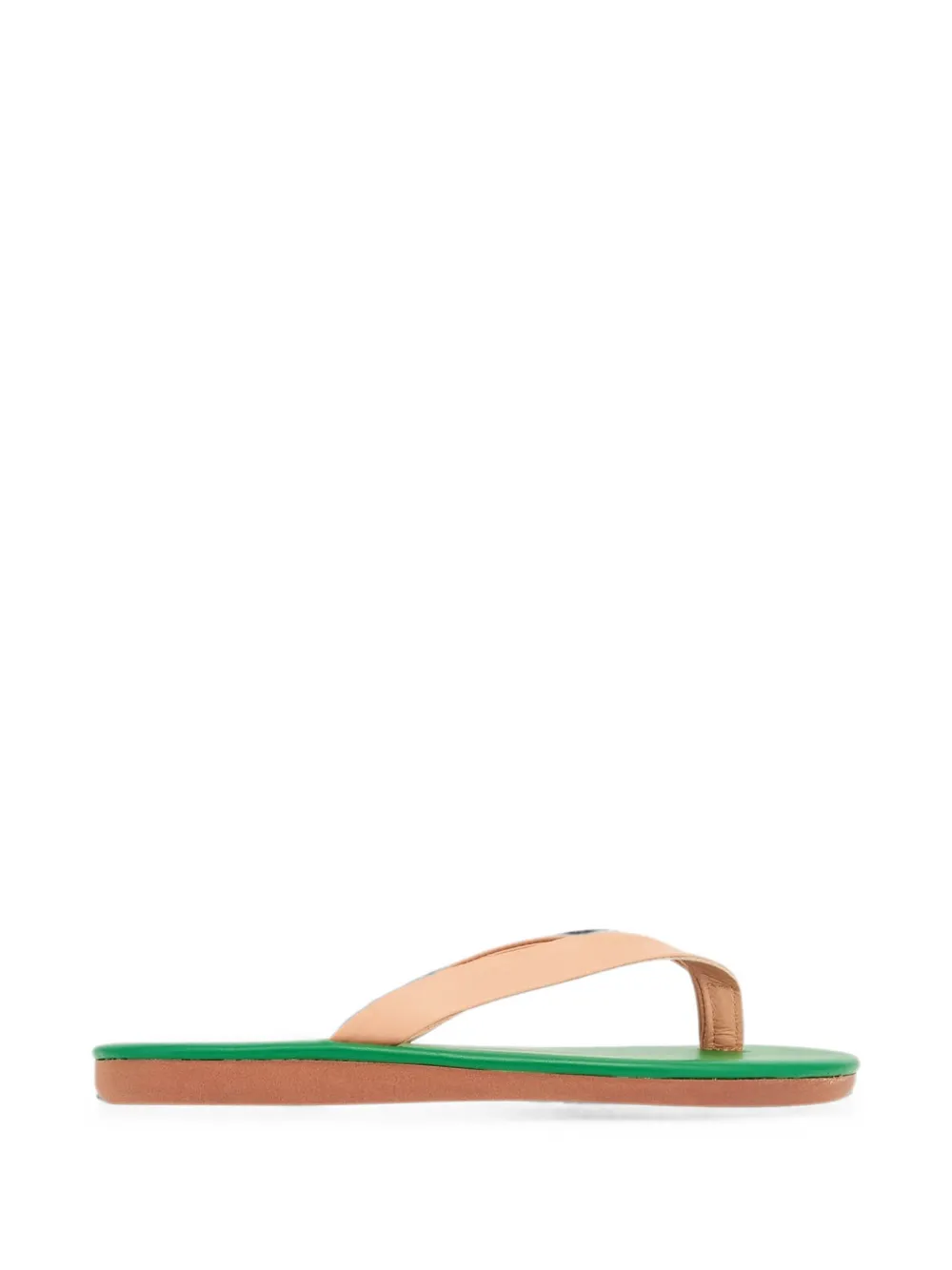 Ancient Greek Sandals Saionara leather sandals Groen