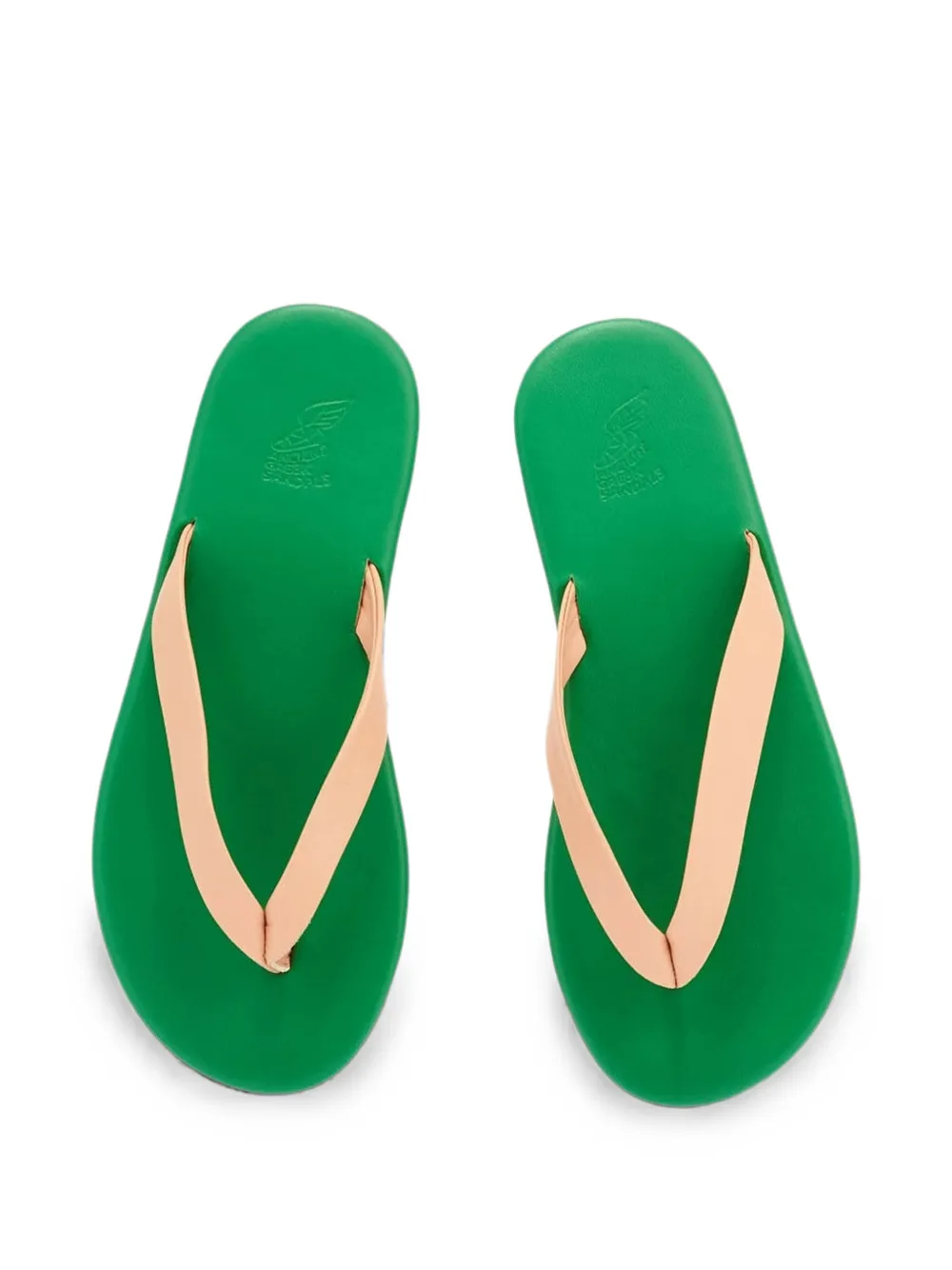 Ancient Greek Sandals Saionara leather sandals Groen