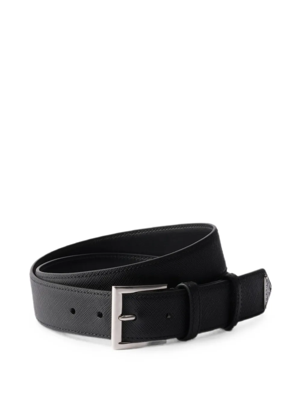 Prada Saffiano leather belt - Black