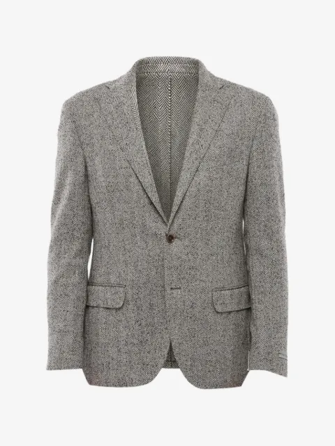 Corneliani blazer con botones y motivo pied de poule