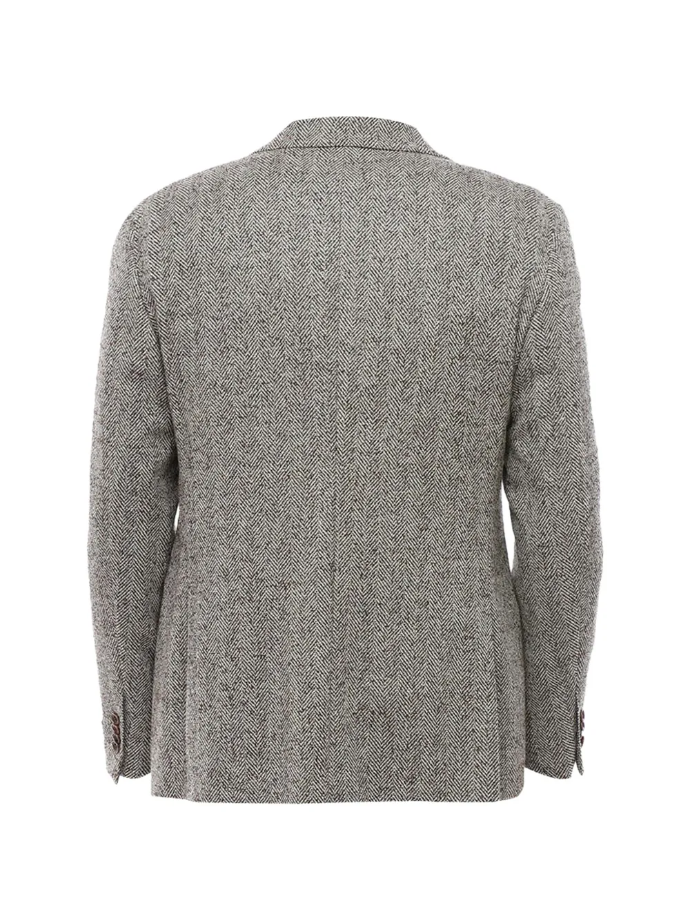 Corneliani Blazer met visgraatpatroon Grijs