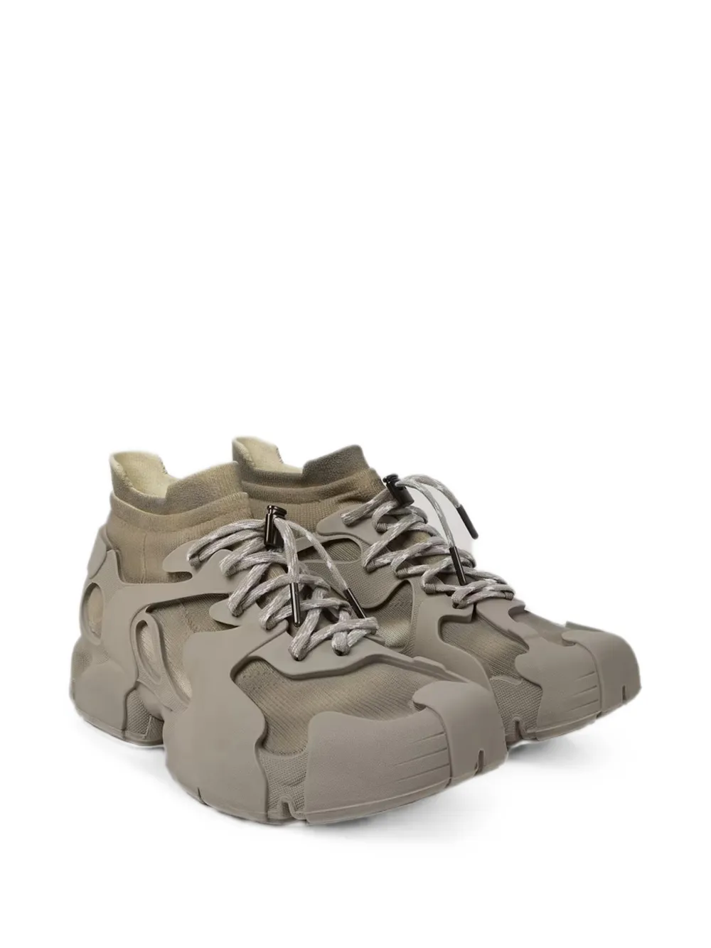 CamperLab Tossu panelled mesh sneakers Beige