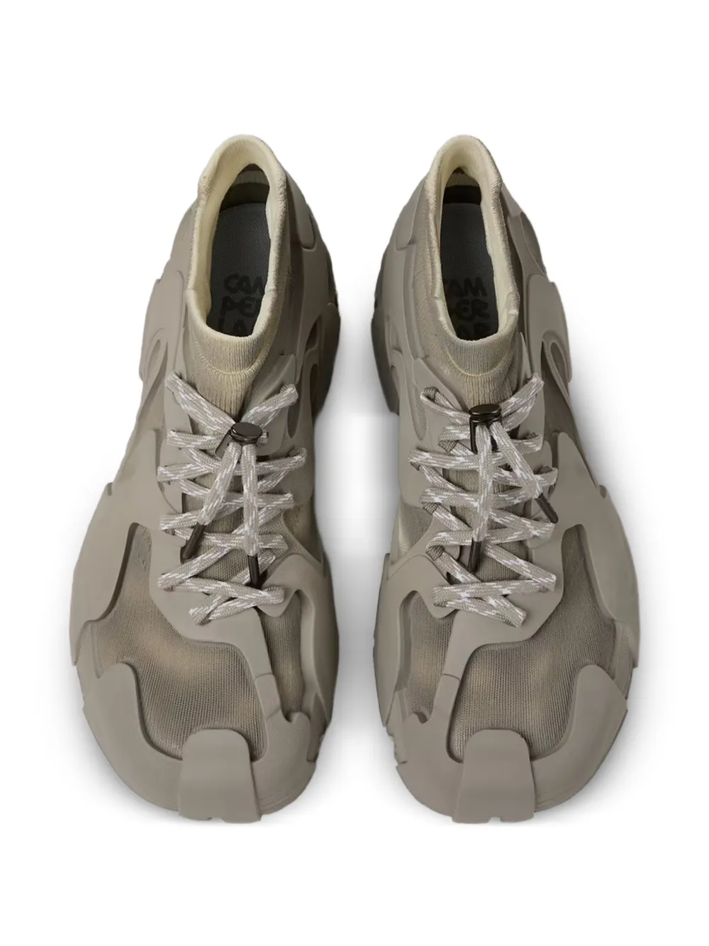 CamperLab Tossu panelled mesh sneakers Beige