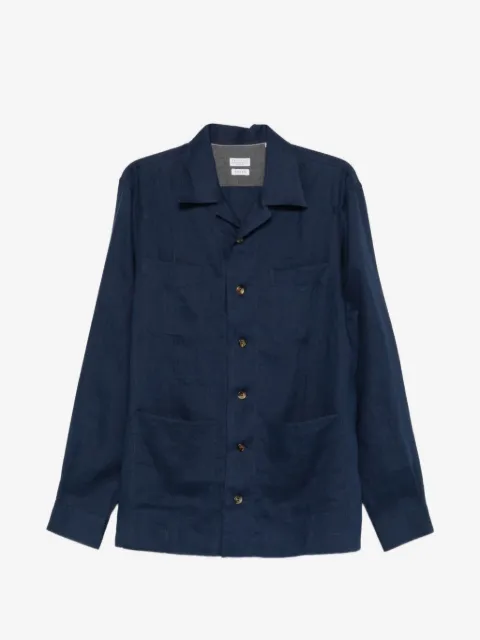 Brunello Cucinelli button-fastening long-sleeve shirt